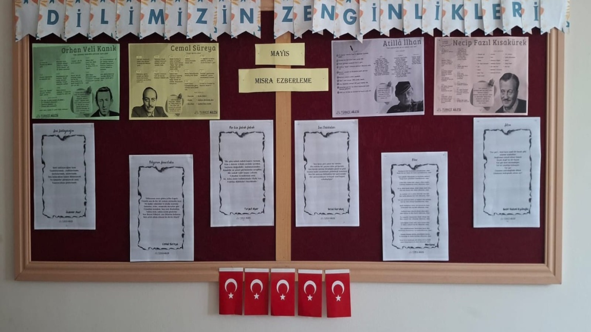 DİLİMİZİN ZENGİNLİKLERİ  MISRA EZBERLEME ETKİNLİĞİ